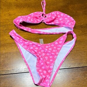 Floral Pink Bikini Set